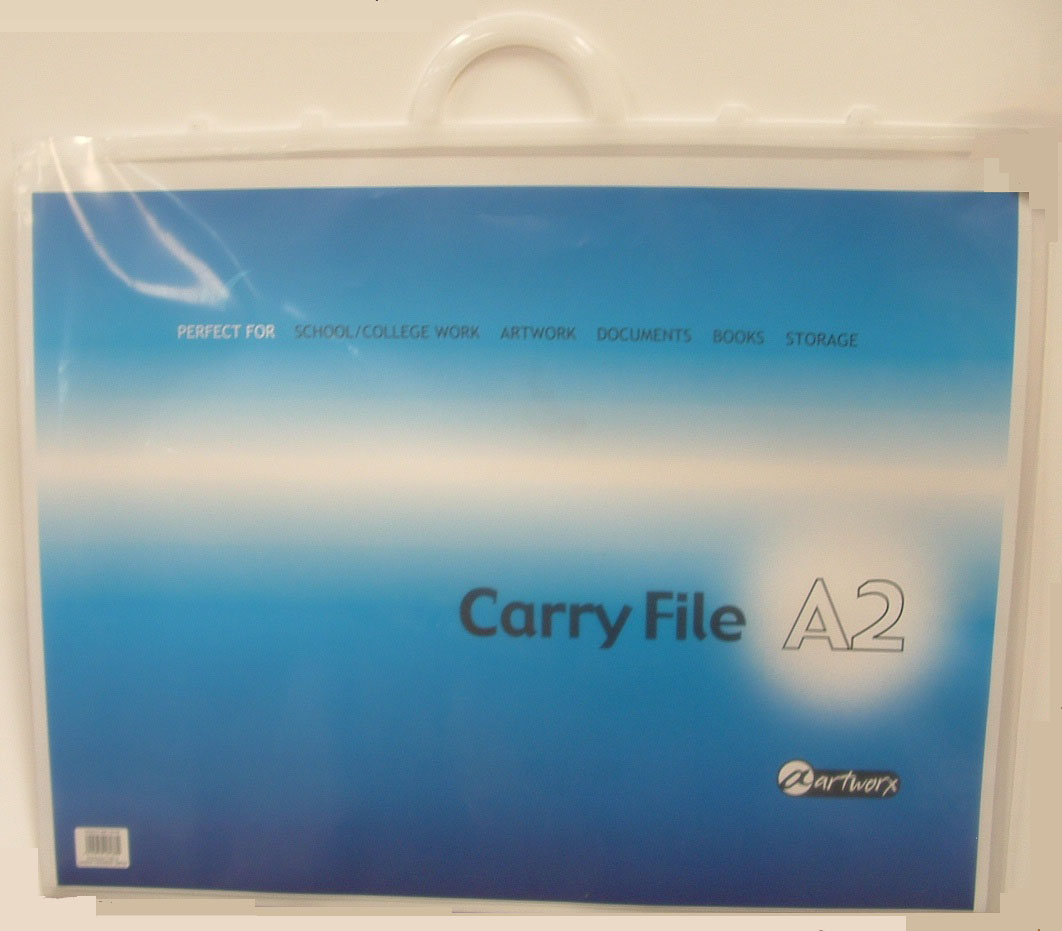 ART CASE A2 Clear Carry File Artworx